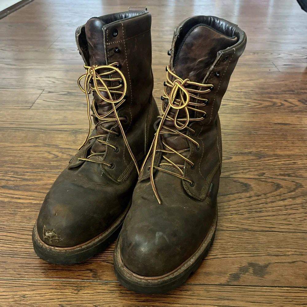 Red Wing 4417 Logger Work Boots 11.5 D Steel Toe Waterproof Insulated Lineman